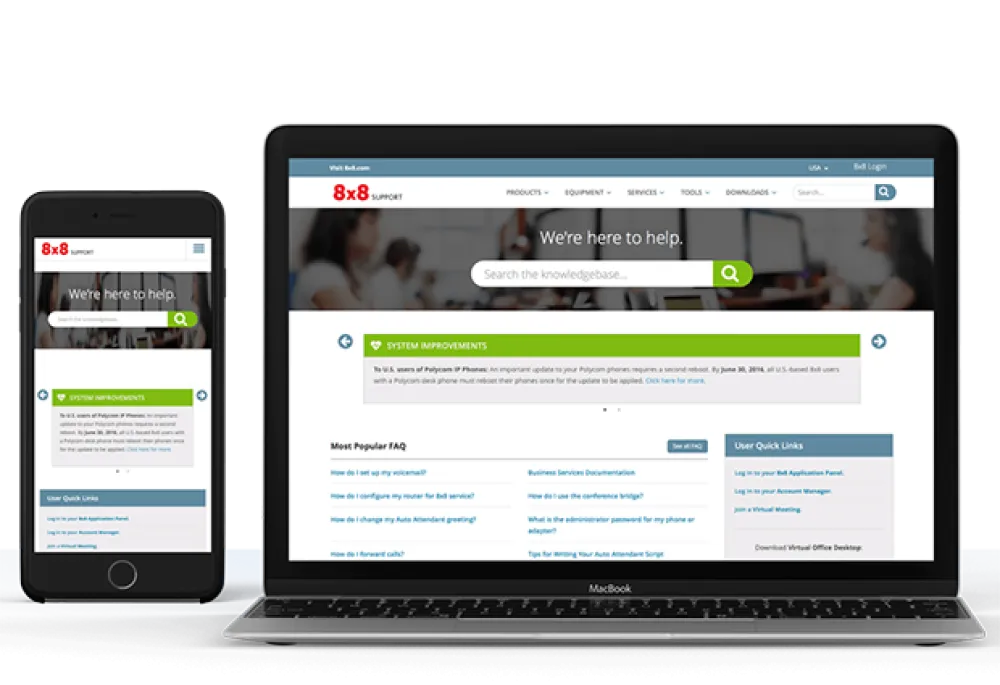 8 x 8 Knowledge Base Website