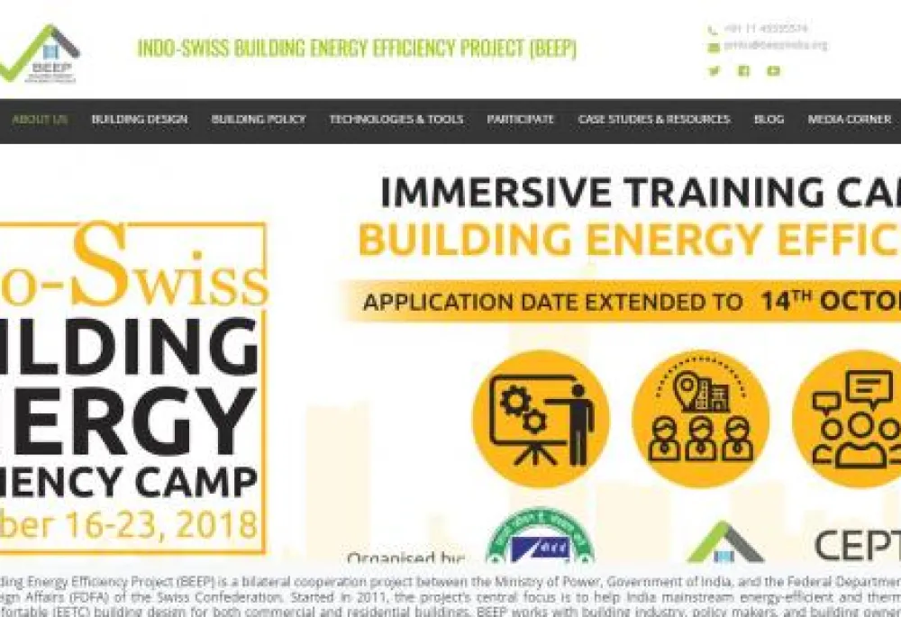 Drupal-Based Community Website for the Bilateral Energy Efficiency Building Initiative