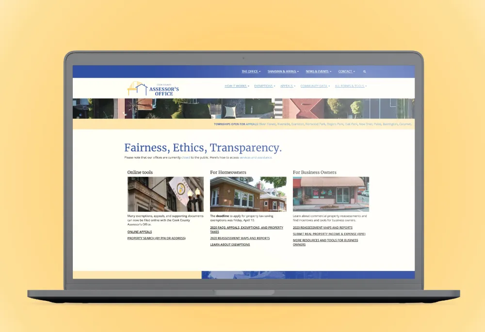 Cook County Assessor’s Office Website