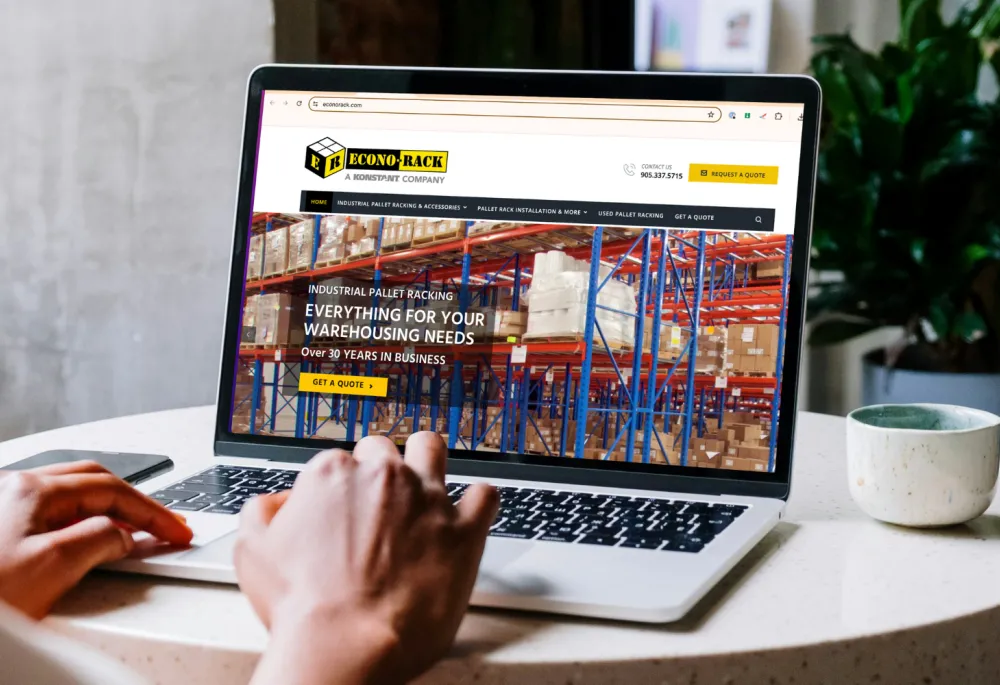 EconoRack website development by OPTASY