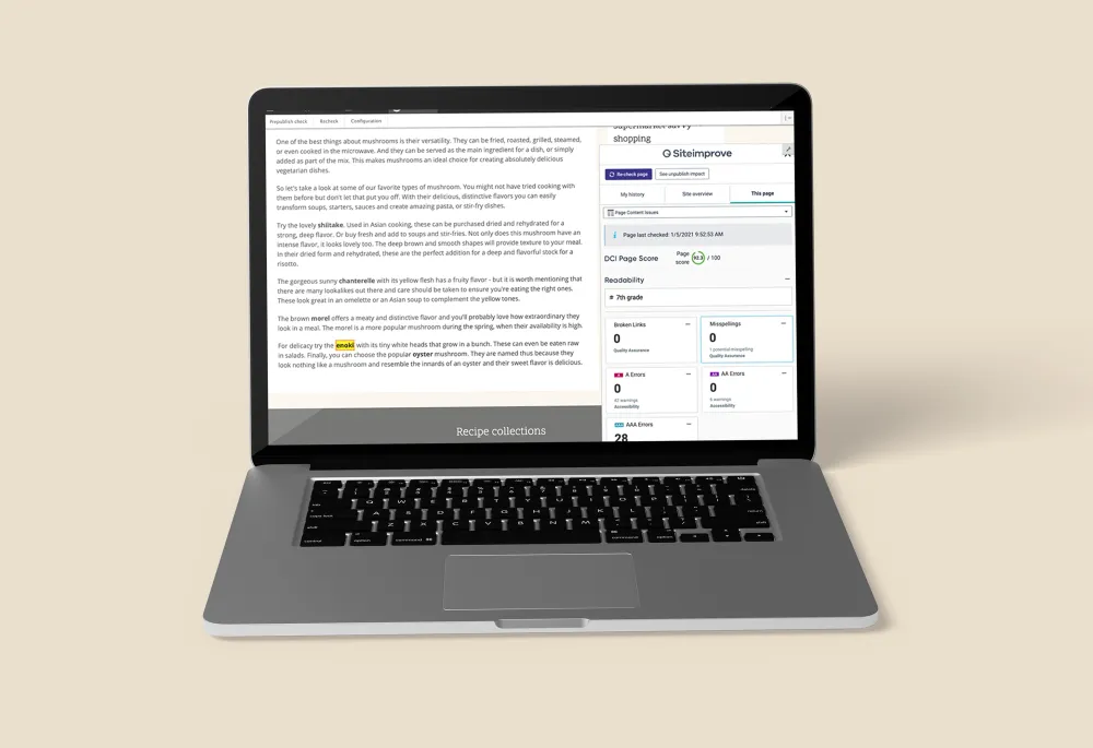 module on macbook laptop screen