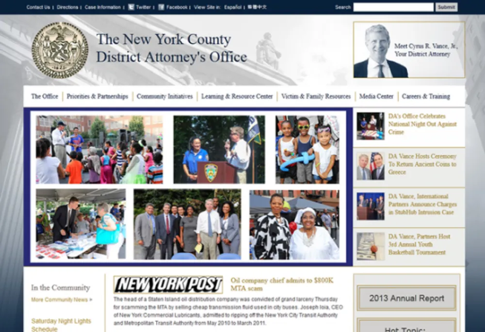 The New York County District Attorney's Office