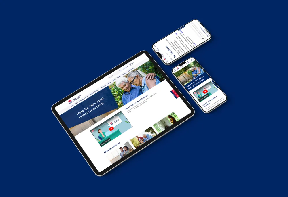 TAG site view on devices