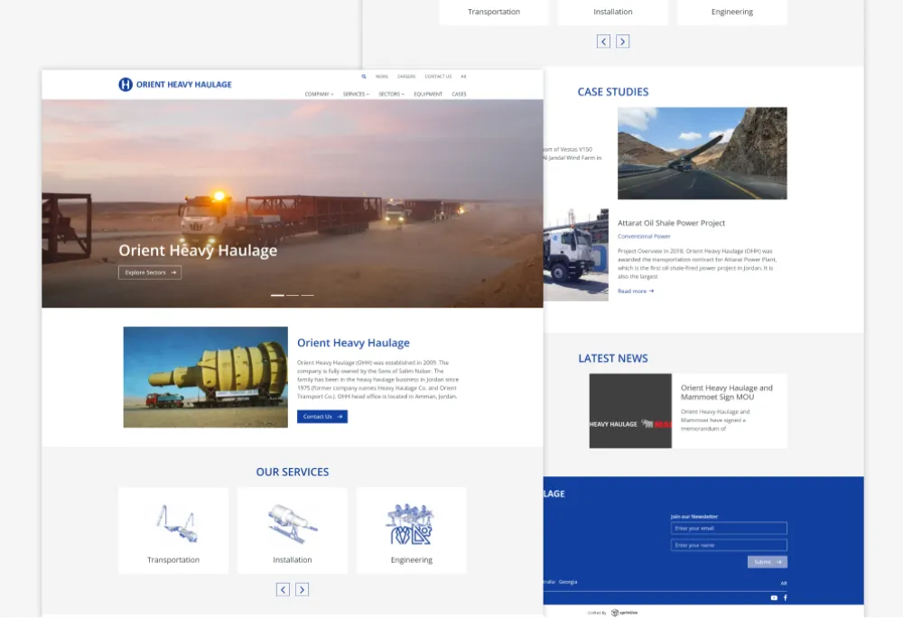 Orient Heavy Haulage - Leaders in Heavy Haulage & Transport