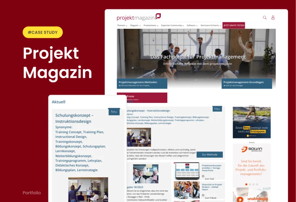Projektmagazin-drupal-media-website-example