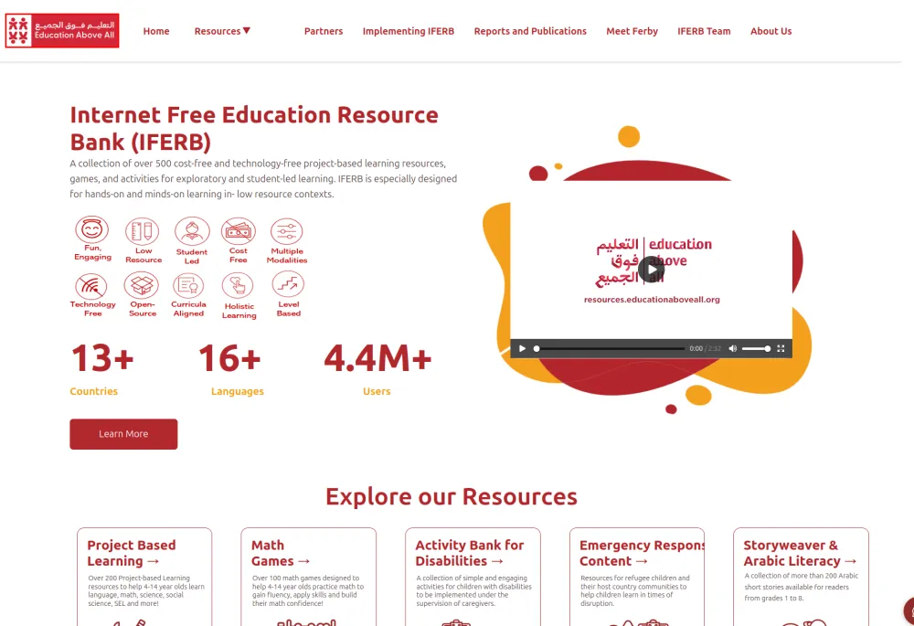 Internet Free Education Resource Bank