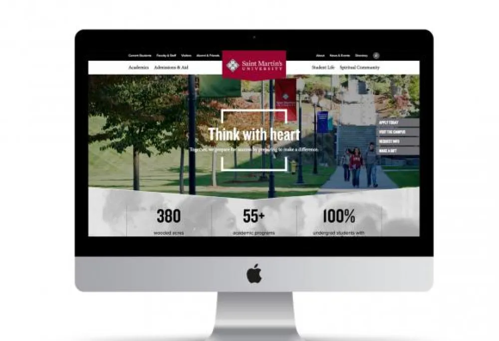 Saint Martin's University Website Design Agency is OHO Interactive www.oho.com