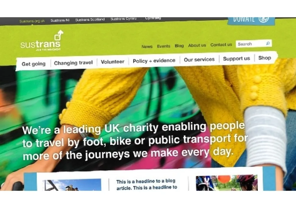 Sustrans Case Study from Sift Digital