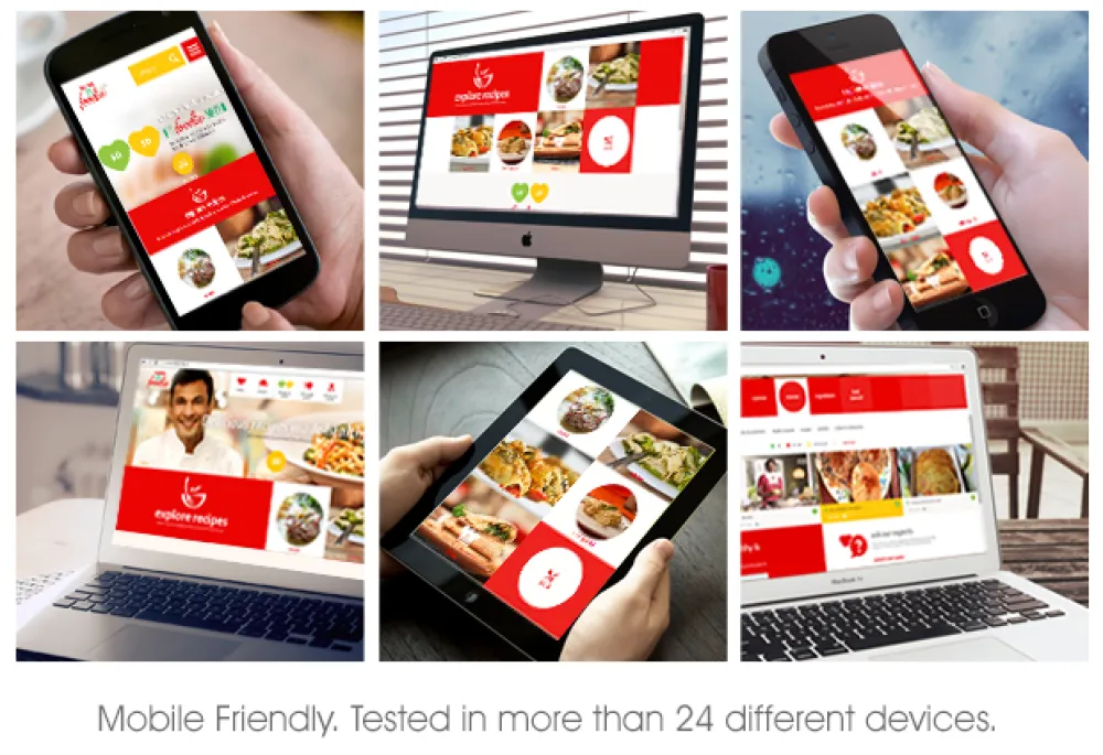 Saffola fitfoodie responsive screenshot