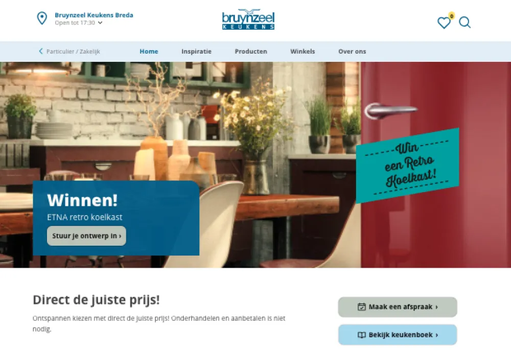 Bruynzeel Keukens homepage