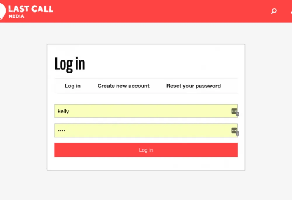 Knowledge base homepage