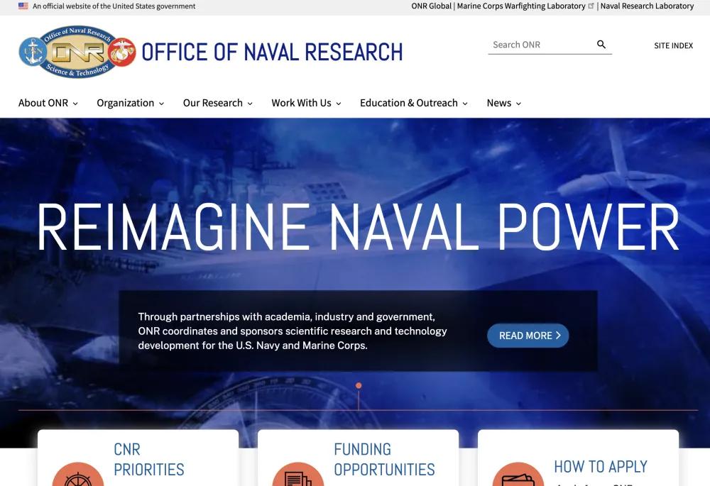 nre.navy.mil homepage