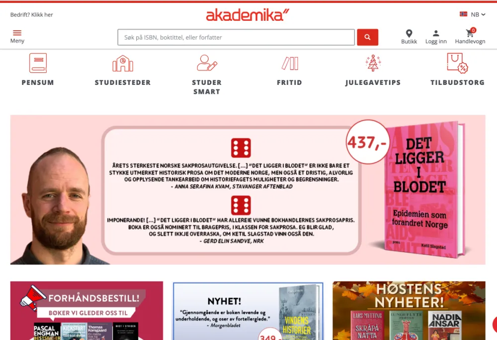 Akademika homepage