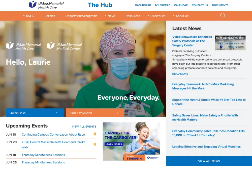 Enterprise Healthcare Drupal Intranet