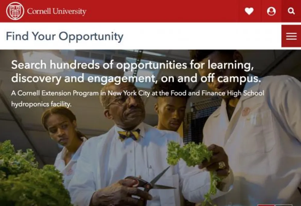 Experience Cornell - Find your Opportunity