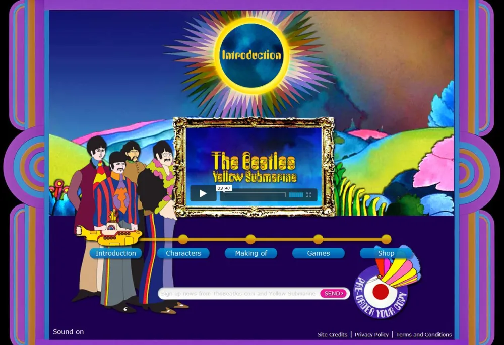 Yellow Submarine Homepage