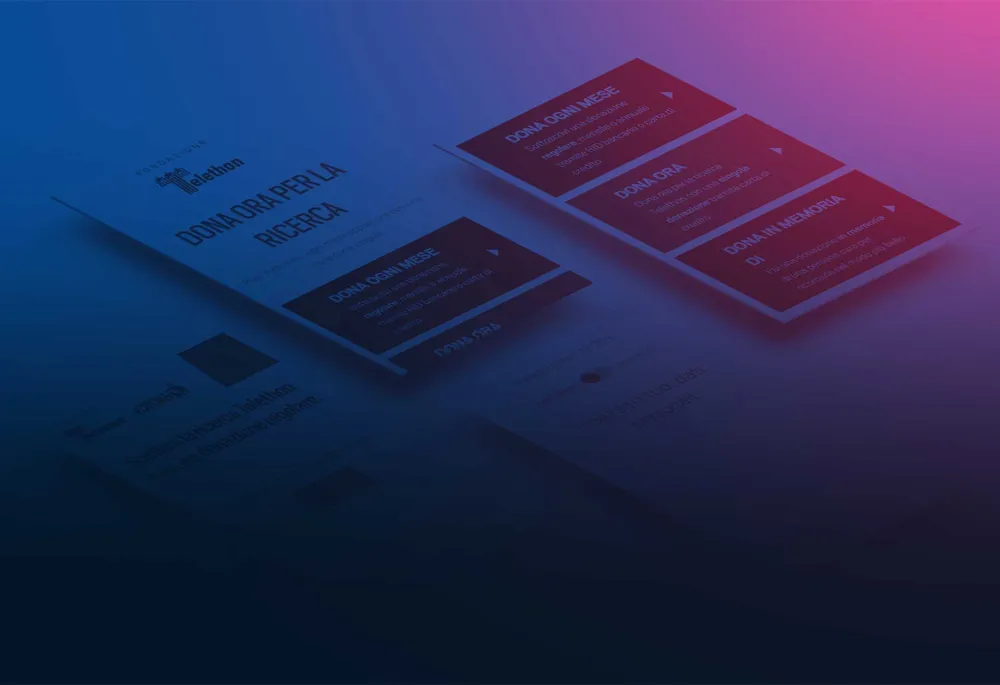 The Telethon institutional website powered by Drupal