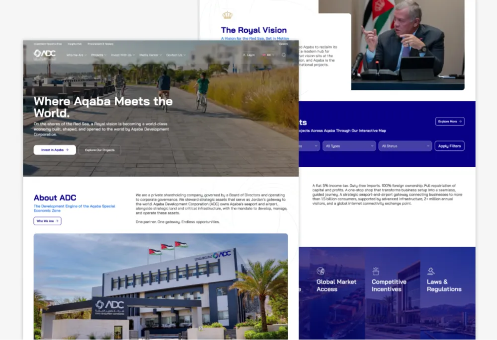 Aqaba Development Corporation primary screenshot
