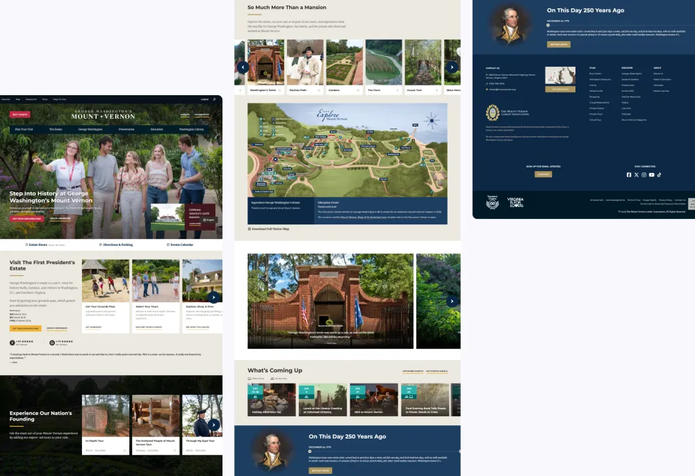 George Washington’s Mount Vernon home page