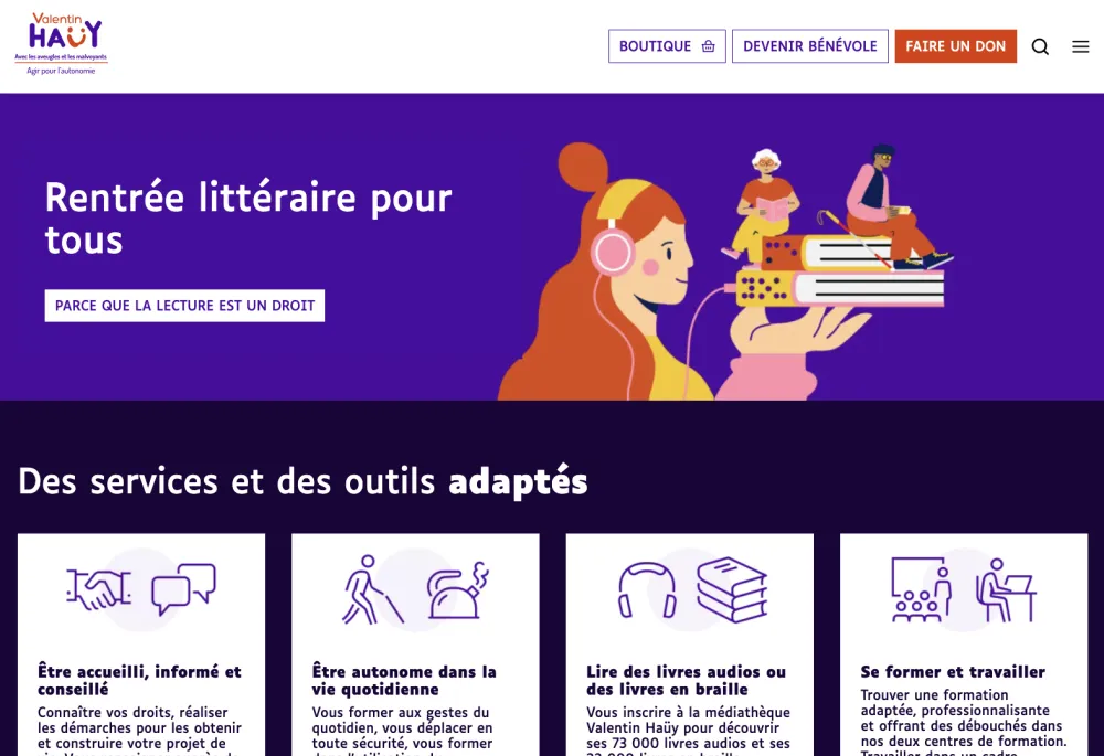 Rentrée littéraire pour tous (page d'accueil)