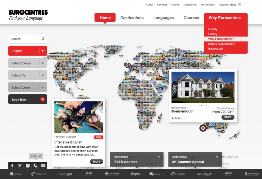 Eurocentres Portal Provided by Cando Switzerland