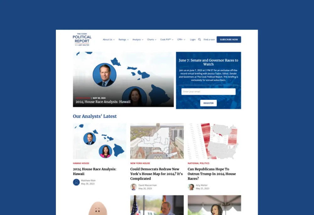 The Cook Political Report Drupal Website