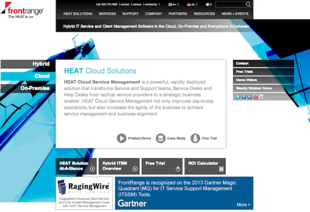 FrontRange Solutions (HTML5)