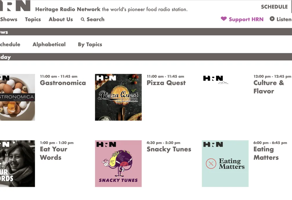 Heritage Radio Network - Drupal Migration
