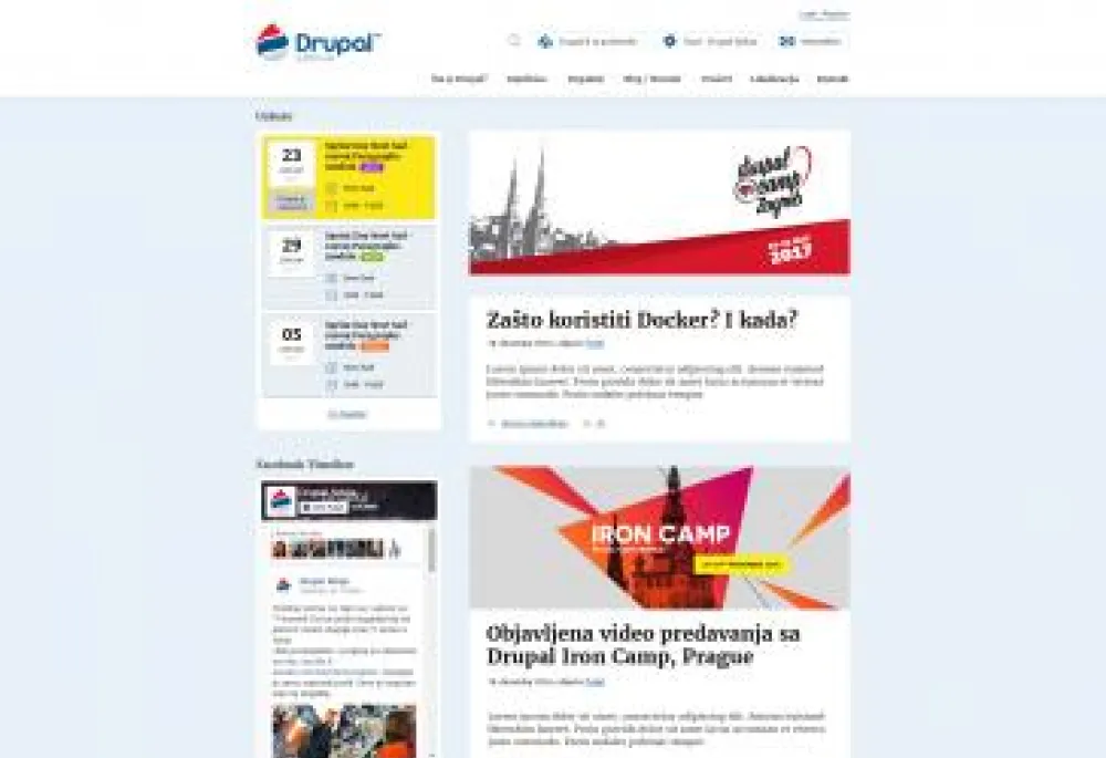 Drupal.rs - Index page