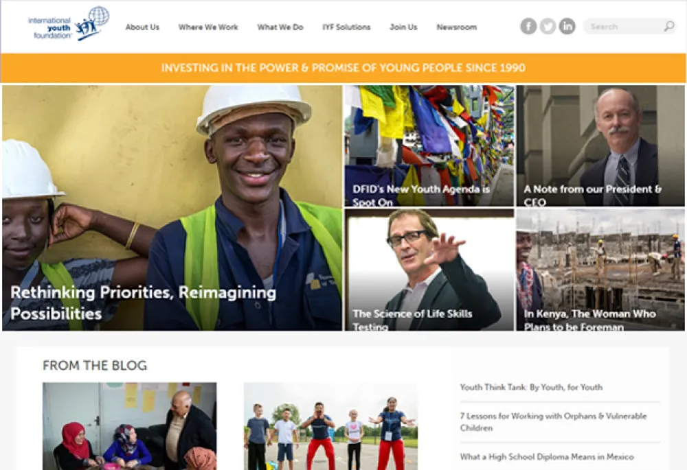 IYF homepage