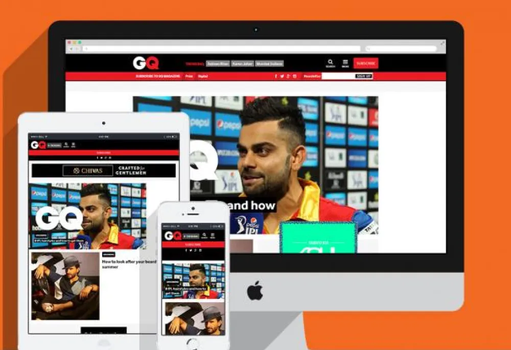 GQ India Site Redesign and Mobile Site