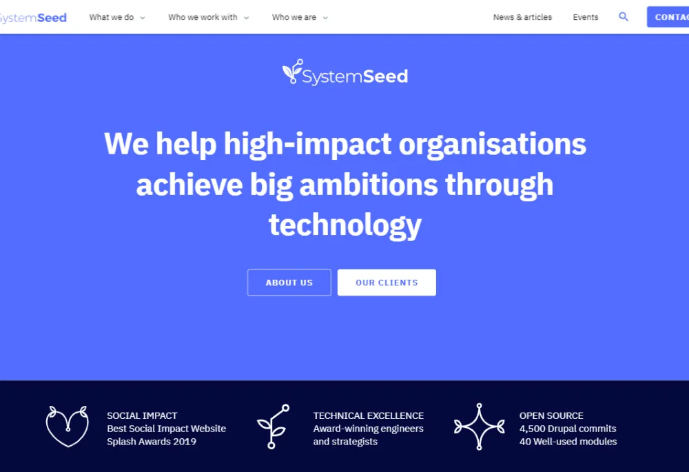 SystemSeed homepage