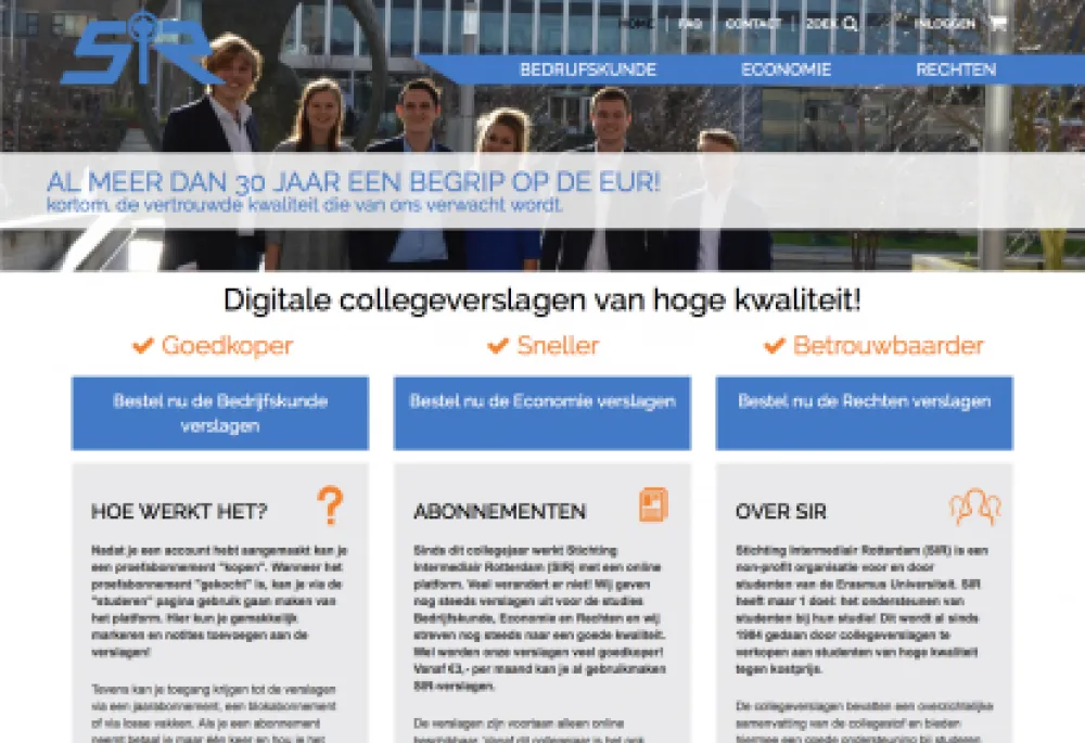 homepage SIR study platform