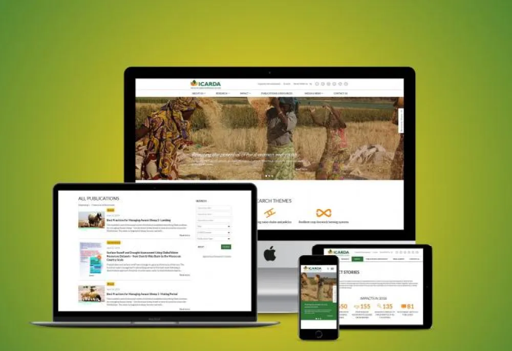 ICARDA Drupal 8 Website