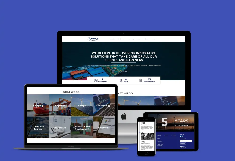 Kawar Group Website