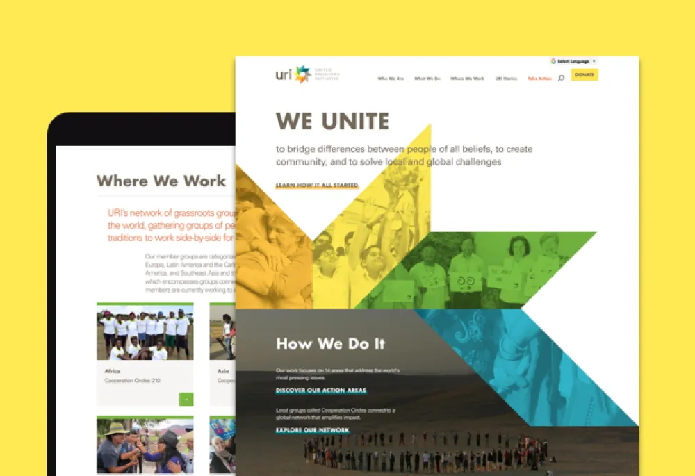 URI.org Responsive Home Page