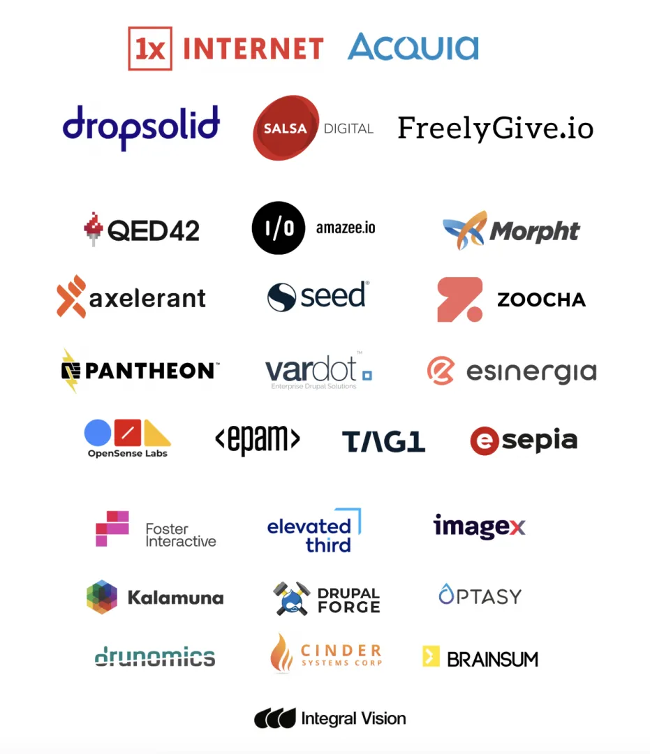 Drupal AI Partners logo wall