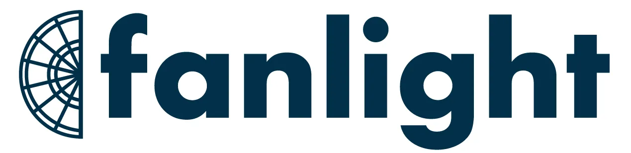 The logo for Fanlight, a digital agency specialising in accessibility and Drupal solutions.