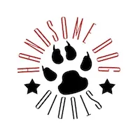 Logo featuring a dog's paw print