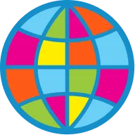 icon of a colorful world