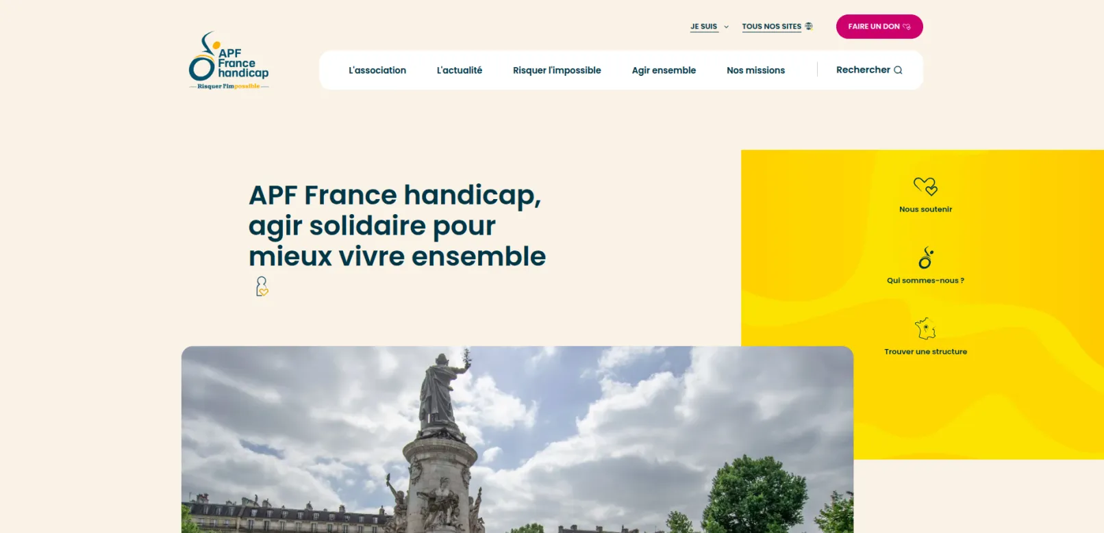 APF France Handicap website