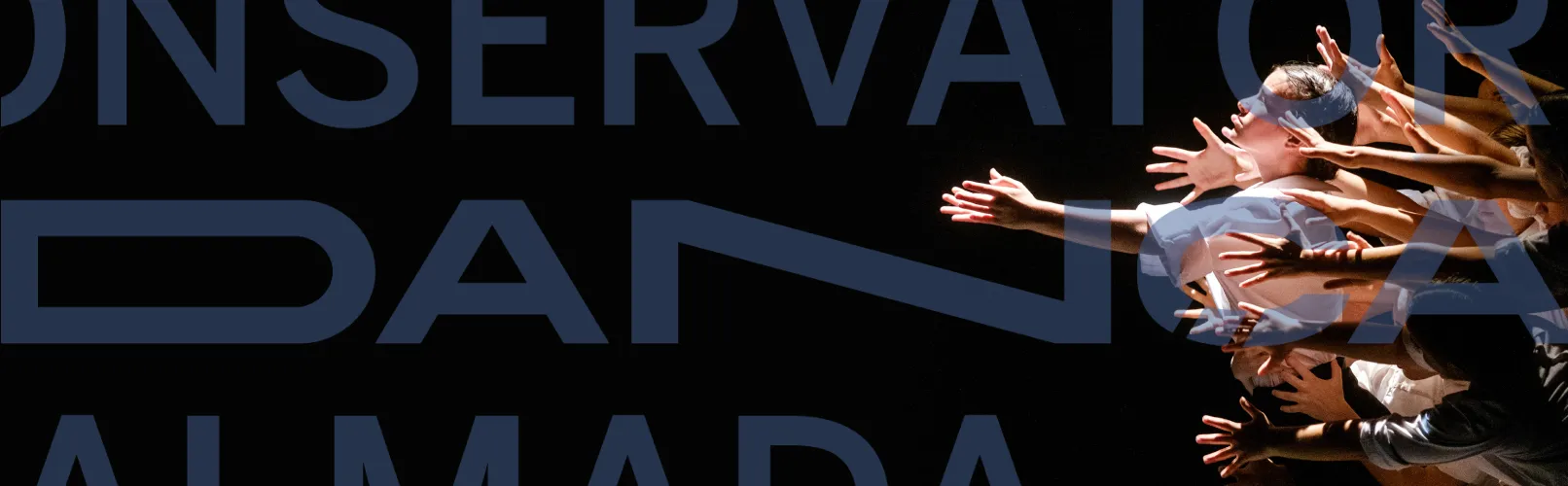 Almada Dance Conservatory homepage developed with Drupal