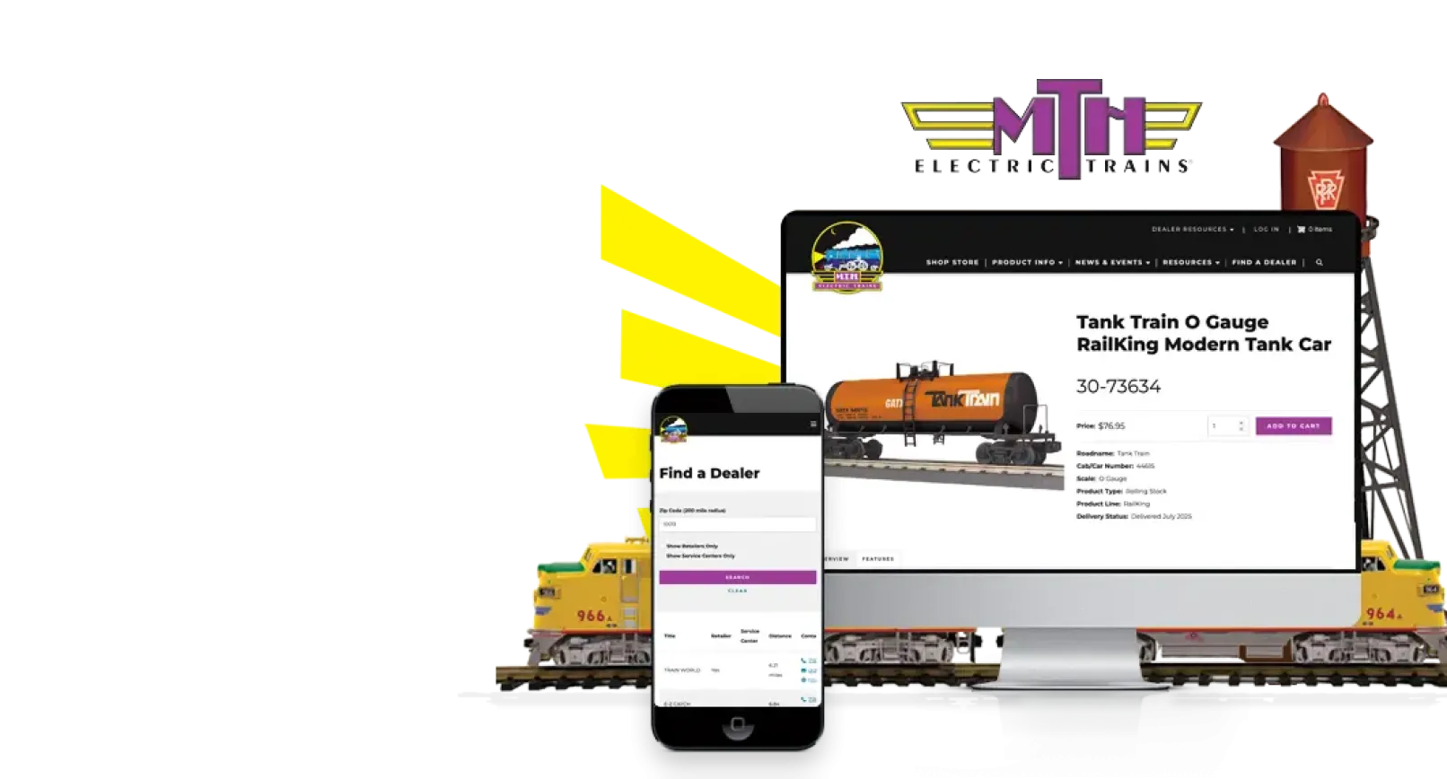 mthtrains responsive design