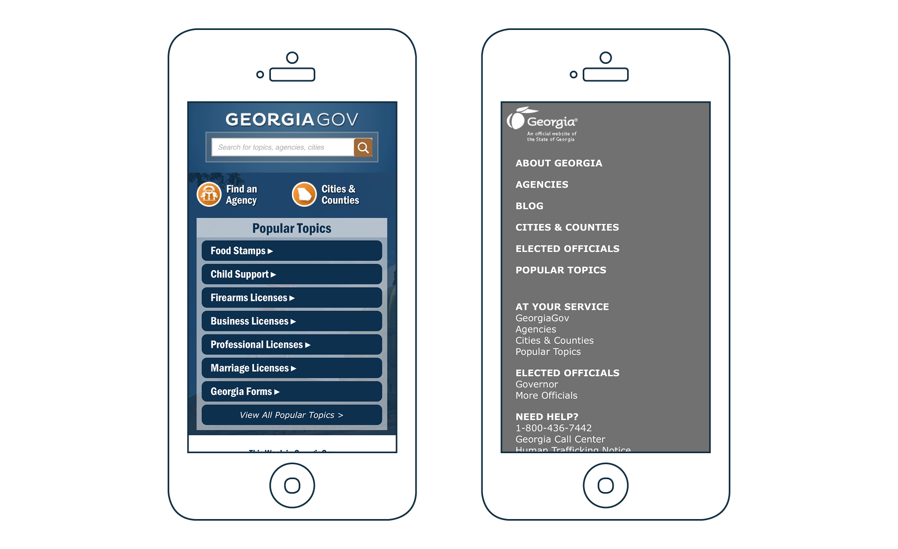 Georgia.gov homepage
