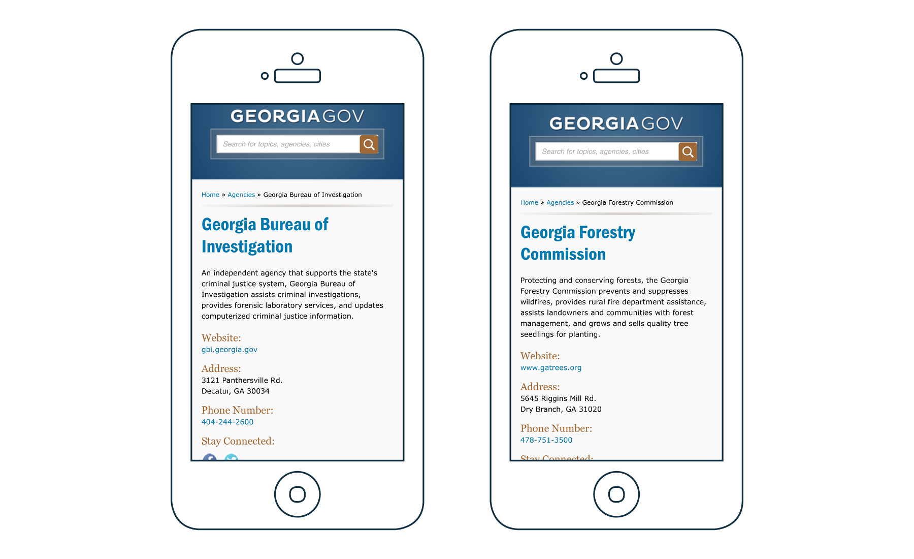 Agency Sites