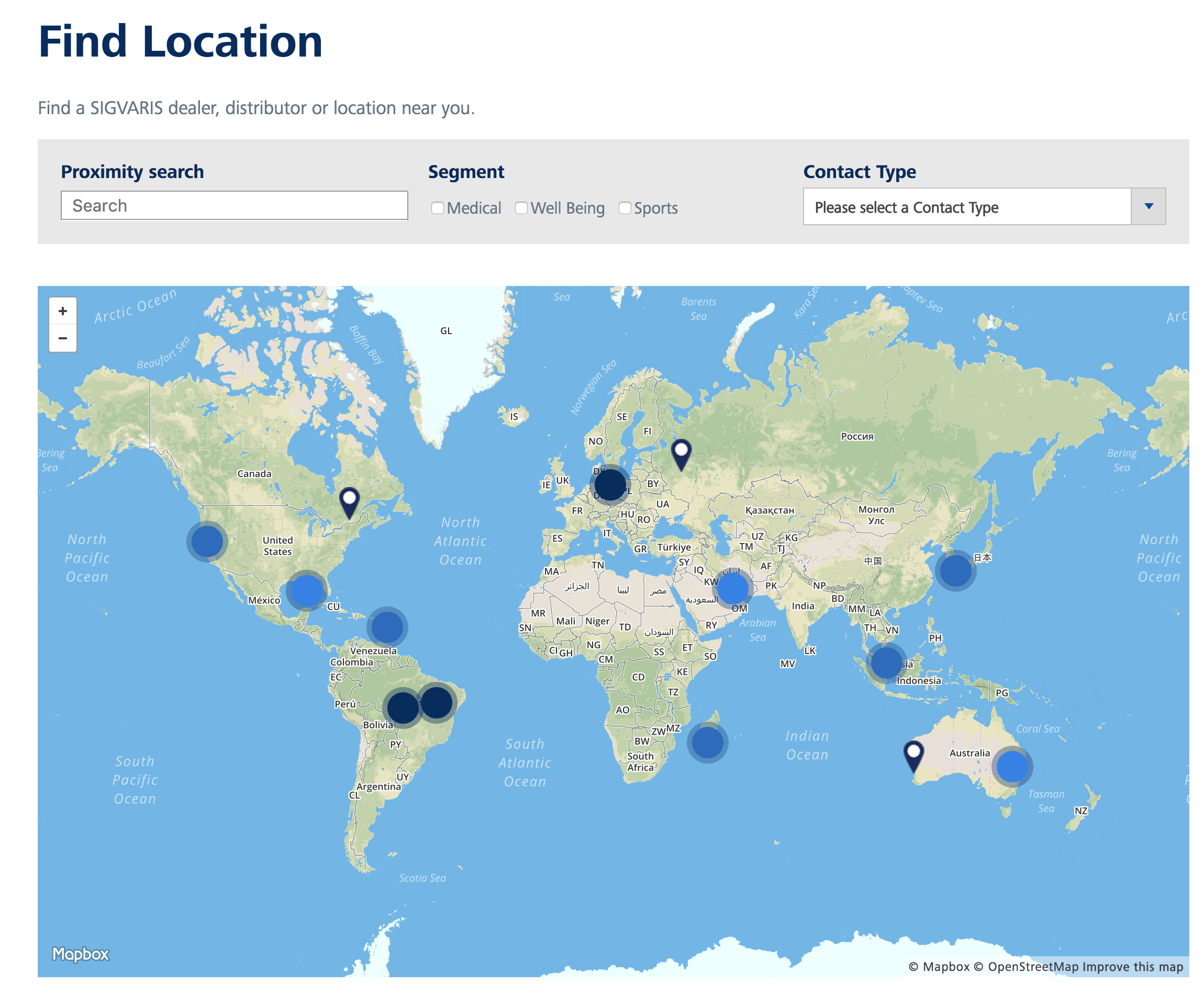 Sigvaris Dealer Locator