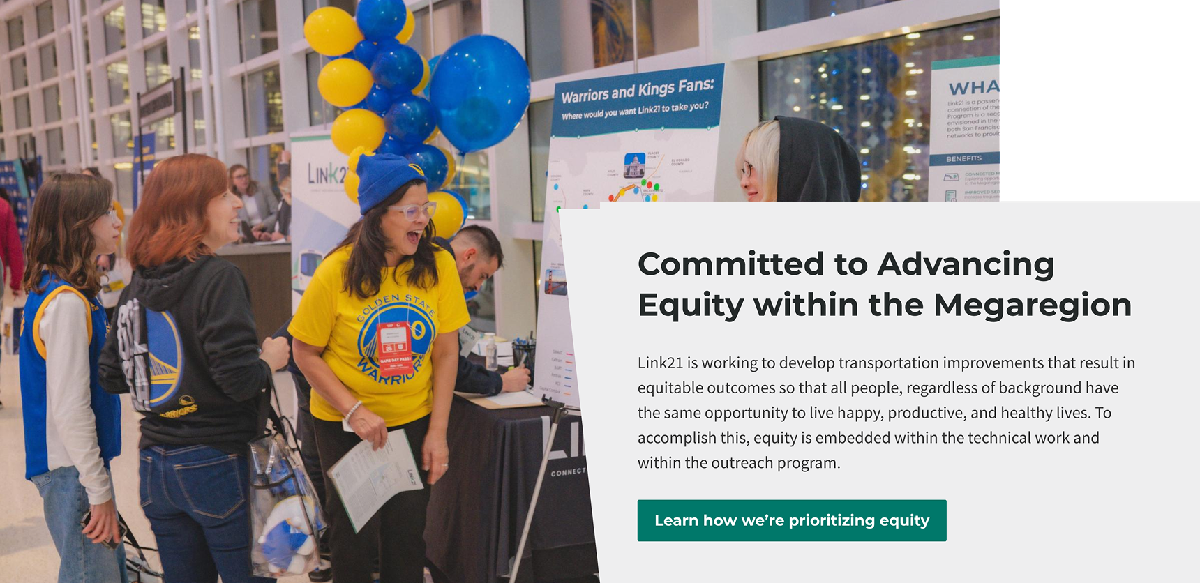 Committed to Advancing Equity within the Megaregion – community vibes at a conference