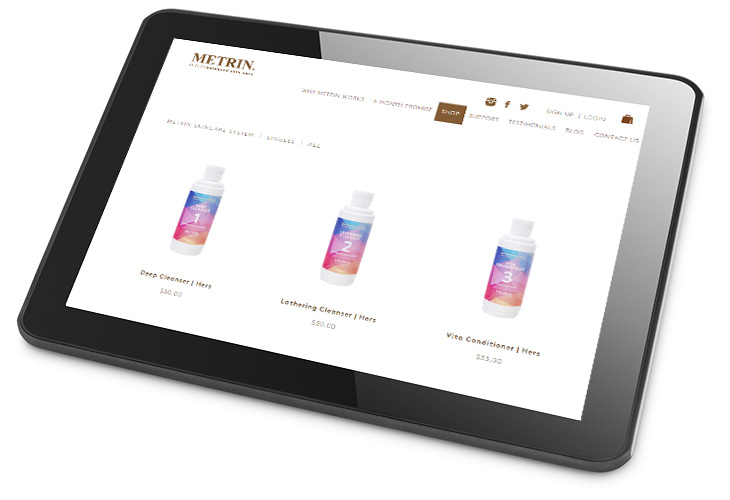 Metrin Catalog Page
