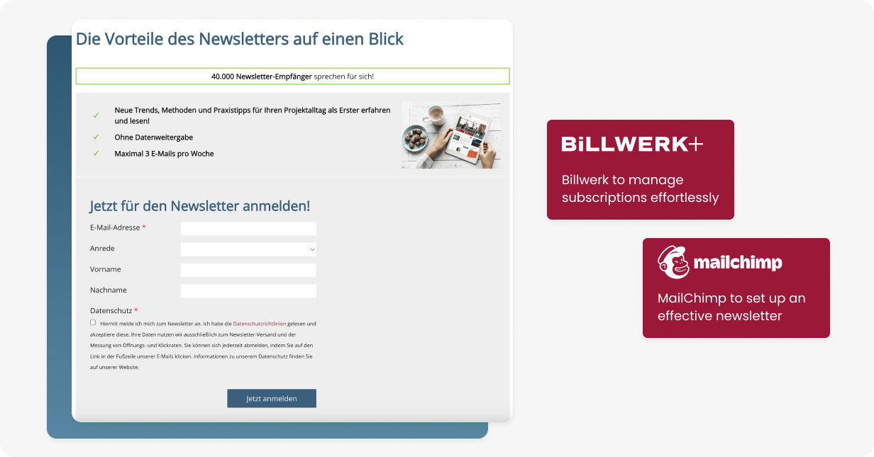 drupal-mailchimp-billwerk