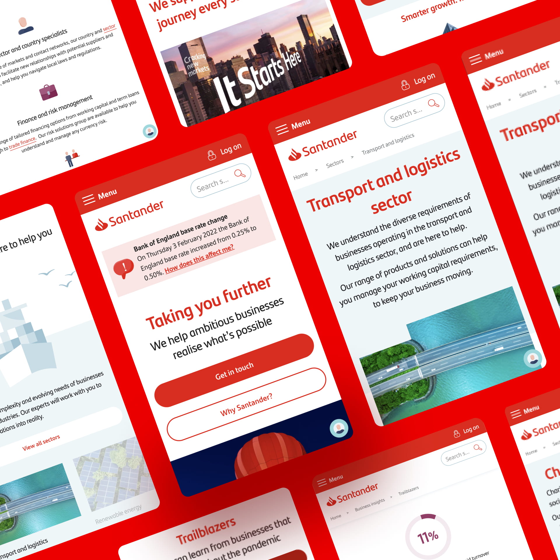 Santandercb mobile view